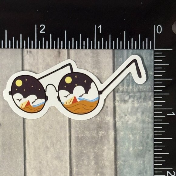 π10/$10π Adventure Travel Reusable Waterproof Vinyl Sticker Decal - Picture 1 of 1